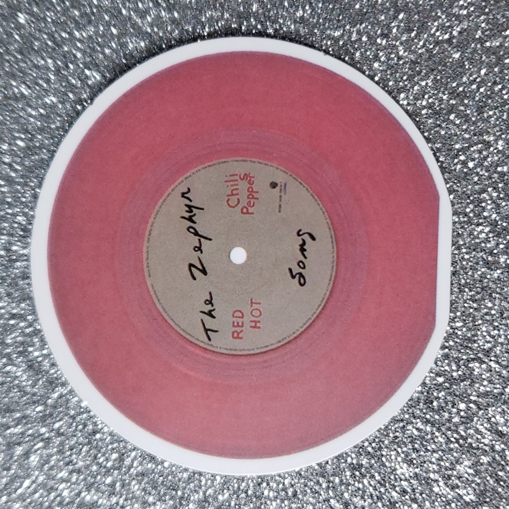 MUSIC Waterproof Sticker Record Red Hot Chili Peppers